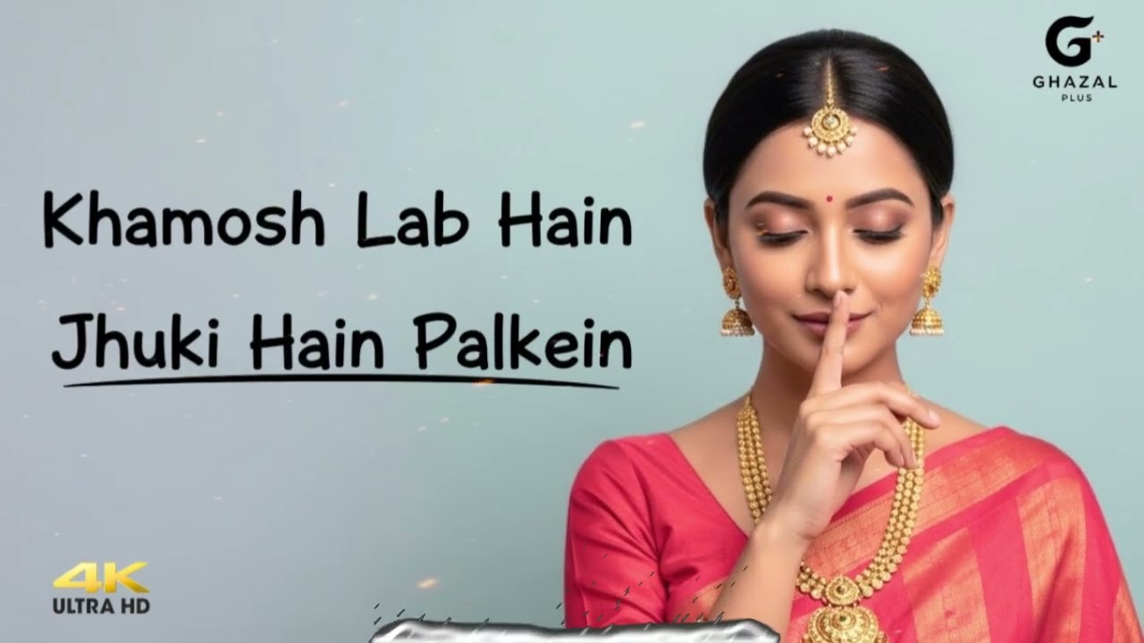 Best Ghazal | Khamosh Lab Hai Jhuki Hai Palkein | Dilon mein ulfat nayi nayi hai