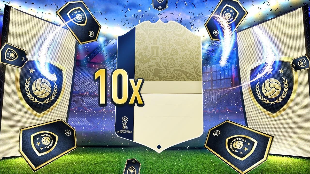 10 WORLD CUP ICON PACKS!