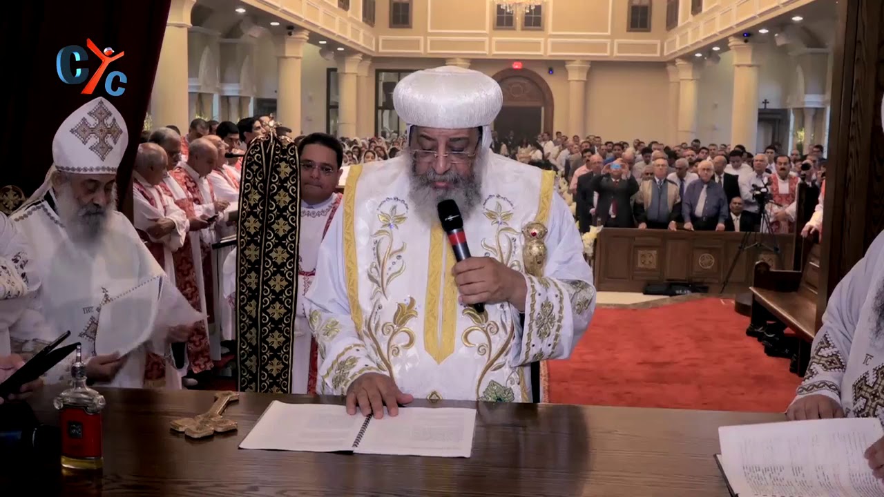 HG Bishop Youssef:  HH Pope Tawadros II ~ Divine Liturgy(1) @ St Mary, Delray Bch [3/6] ~ 10/11/15