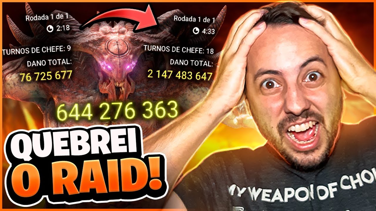 QUEBRANDO O JOGO COM O NOVO CAMPEÃO DA FUSÃO | Raid Shadow Legends