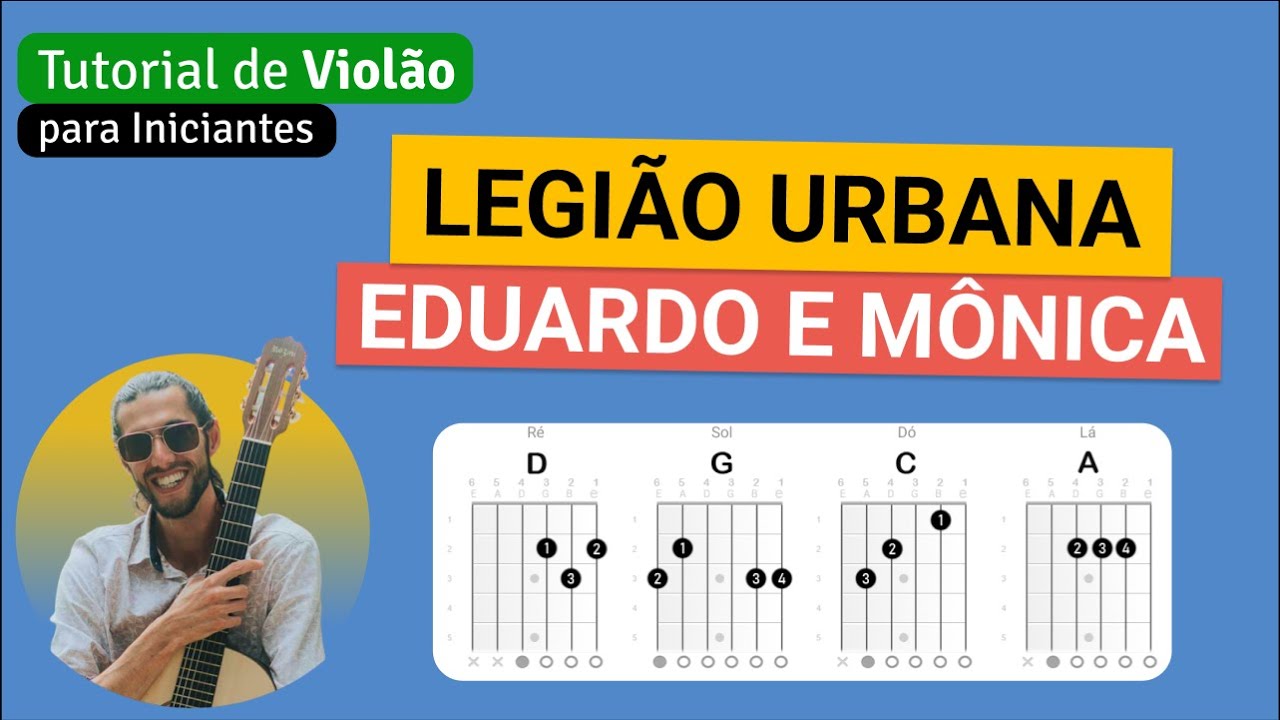 Legião Urbana - EDUARDO E MÔNICA | Como tocar no Violão com cifra simplificada