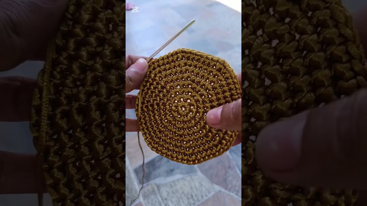 Te enseño a realizar un lindo bolso en cordon de seda 🌷✨