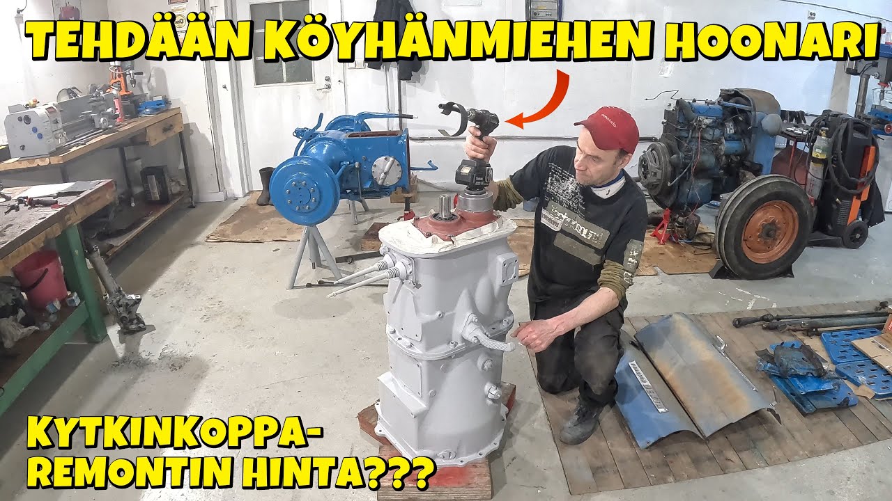 Fordson DEXTA  - Kytkinkopan kasaus & vaihteistoon liitos | Tämän rempan hinta on