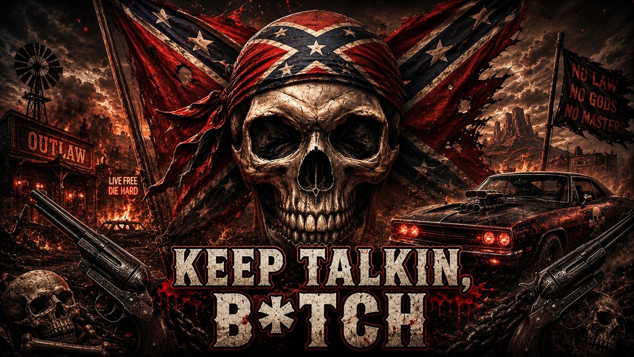 KEEP TALKIN, B*TCH 💀 | Dark Outlaw Country Rap Anthem