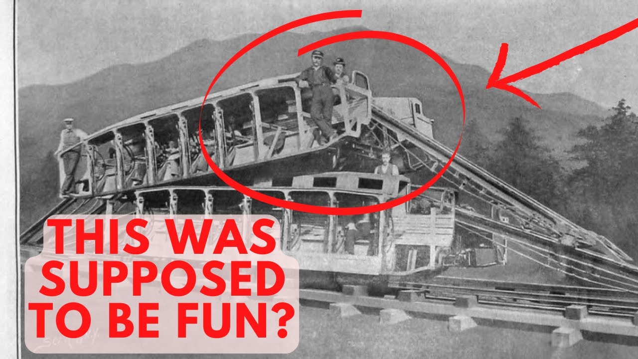 These Old-Timey Roller Coasters were BIZARRE