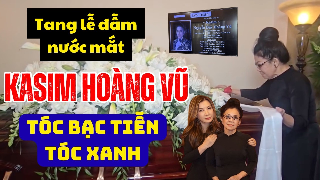 TAN NÁT CÕI LÒNG! Hình ảnh mẹ ca sĩ Kasim khóc ngất bên linh cữu của con trai duy nhất  Rất đau xót!