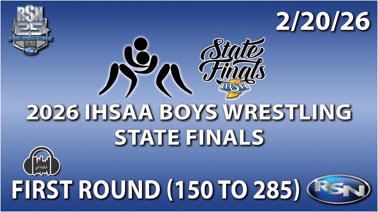 TAKEDOWN TIME IN THE REGION: 2026 Boys Wrestling State Finals - 1st Round 150-285 - 2/20/26 - Audio