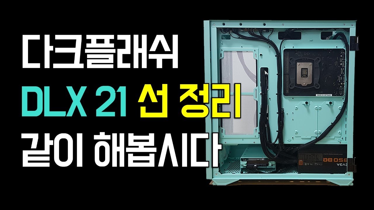 다크플래쉬 DLX 21 선 정리 같이 해봅시다 / 순천동네컴퓨터