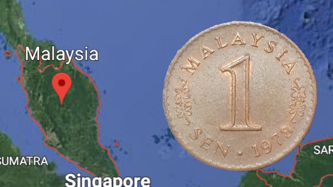 Malaysia 1973 1 Sen Coin Magnetic 