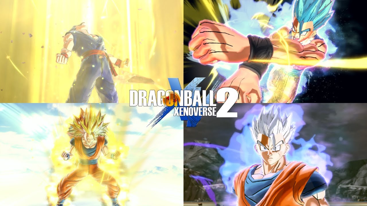 CAC NEW First Time EPIC Transformations in Dragon Ball Xenoverse 2 MODS [Compilation]