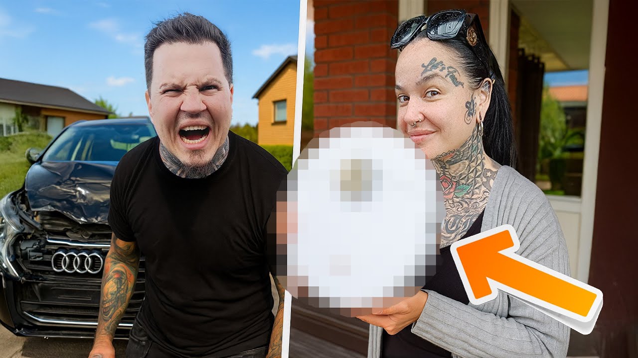Förstörd Bil & Ny Teknologisk Robot - Renoverar Nya Huset