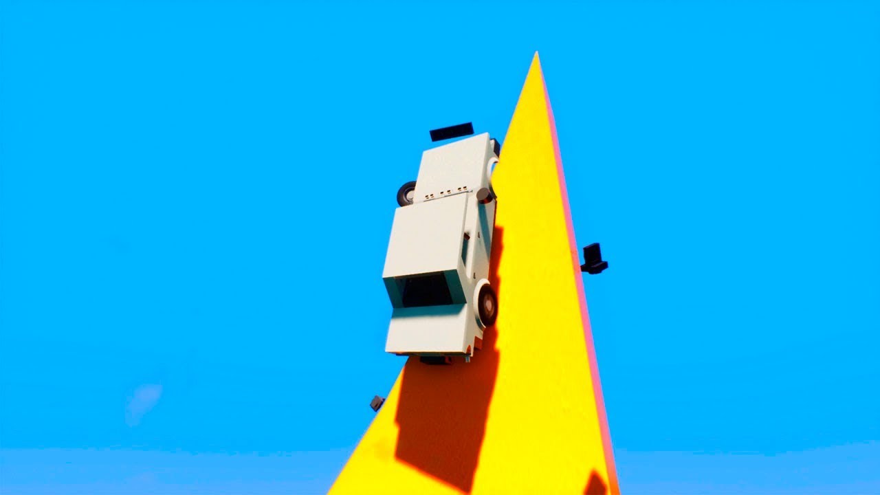 4 Different Lego Ramps Jumps in Shredder | Brick Rigs