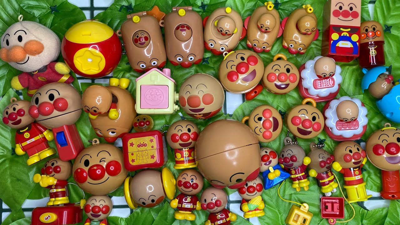 ASMR play with anpanman  gachagacha toys. アンパンマンいっぱい