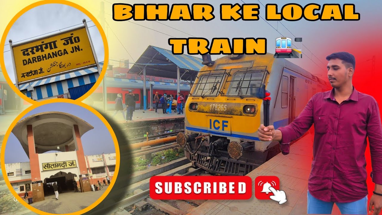 Bihar Ke Local Train 🚆 |Sitamarhi  to Darbhanga  Local Journey Vlog  