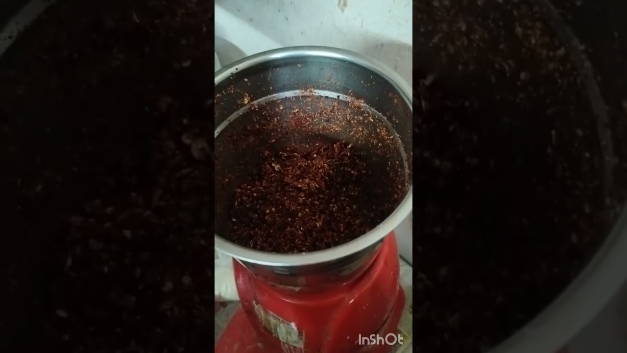 Bhaji our laal mirchi ka chatni