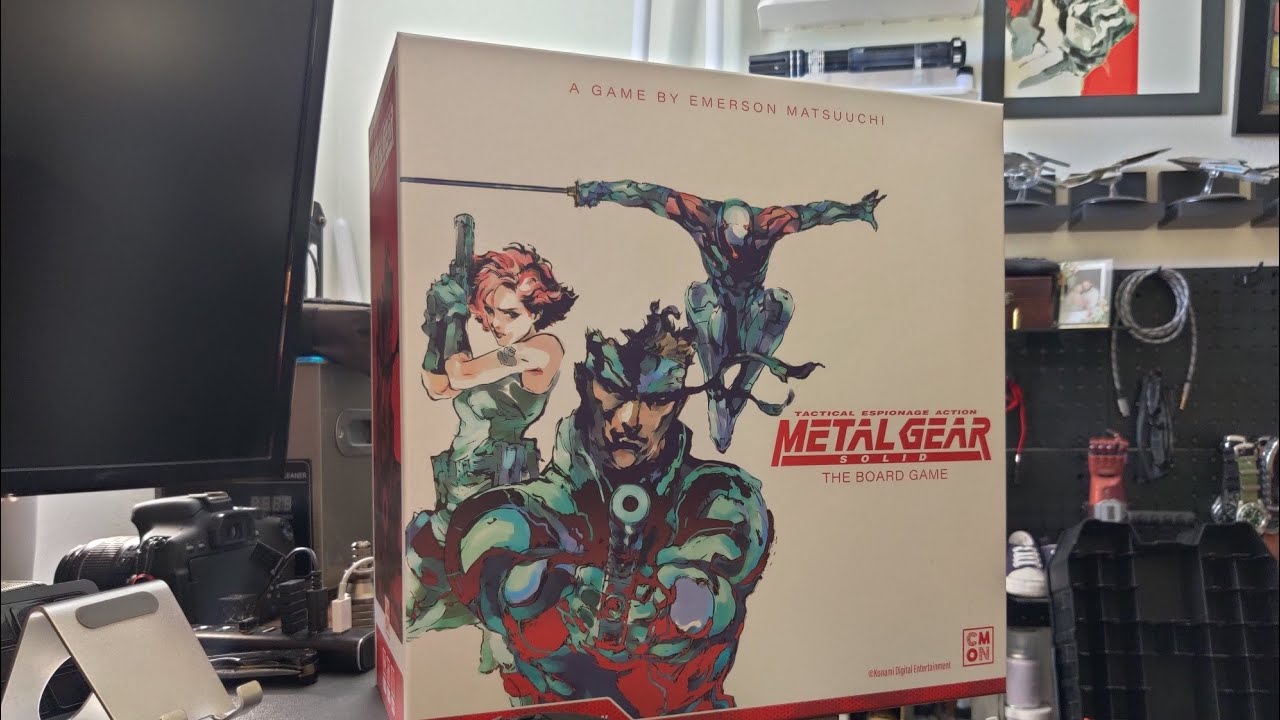Metal Gear Solid Board Game The Integral Edition Unboxing