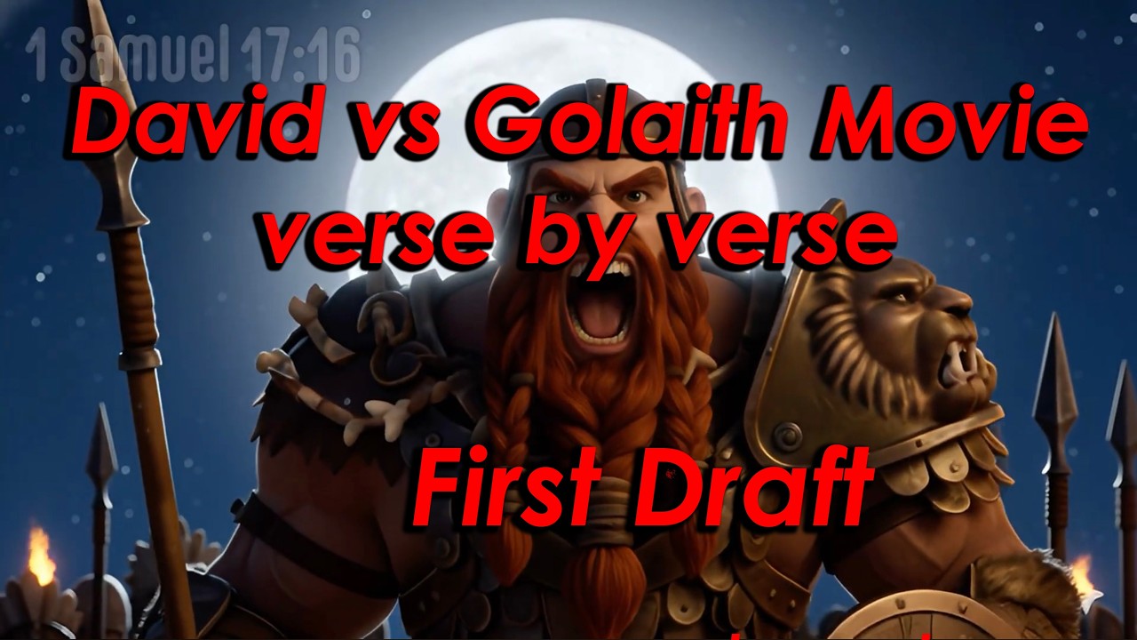 David vs Goliath Verse by Verse (First Draft) #bible #davidvsgoliath 