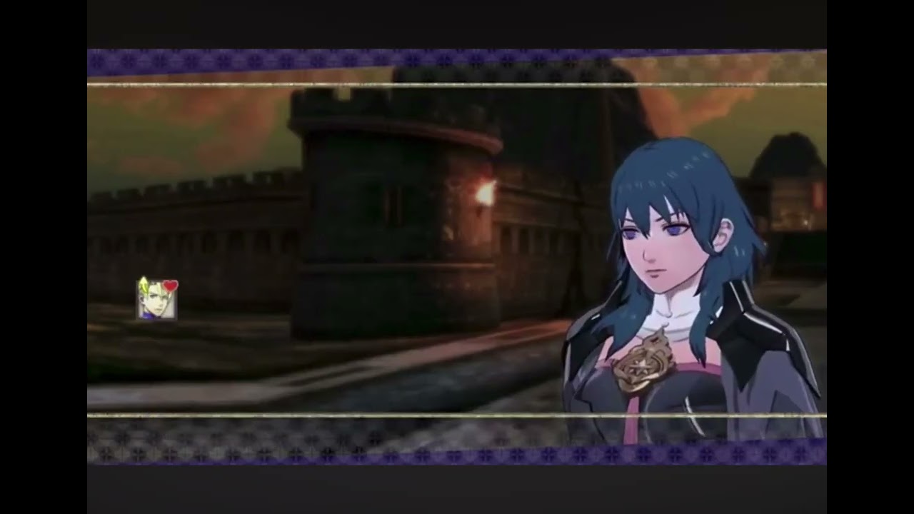 Dimitri foss  over Byleth  #fireemblemthreehouses 