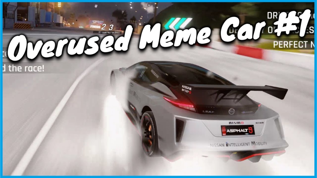 Overused Meme Car #1 | Asphalt 9 3* Golden Nissan Leaf Nismo Multiplayer