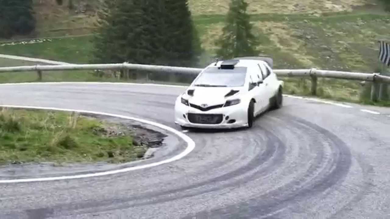 Test Toyota Yaris WRC - Passo Manghen (17-09-2015)