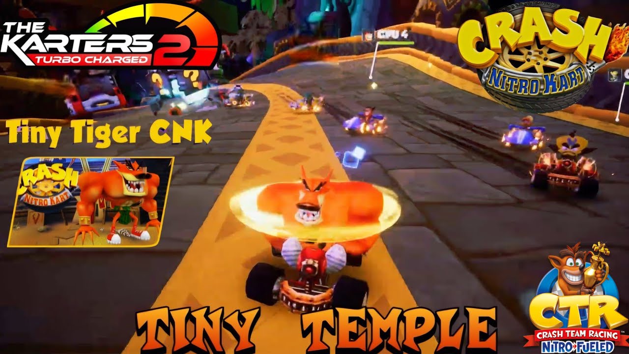 The Karters 2: Turbo Charged: Crash Nitro Kart: Tiny Temple Mod & Tiny Tiger (CNK) Skin