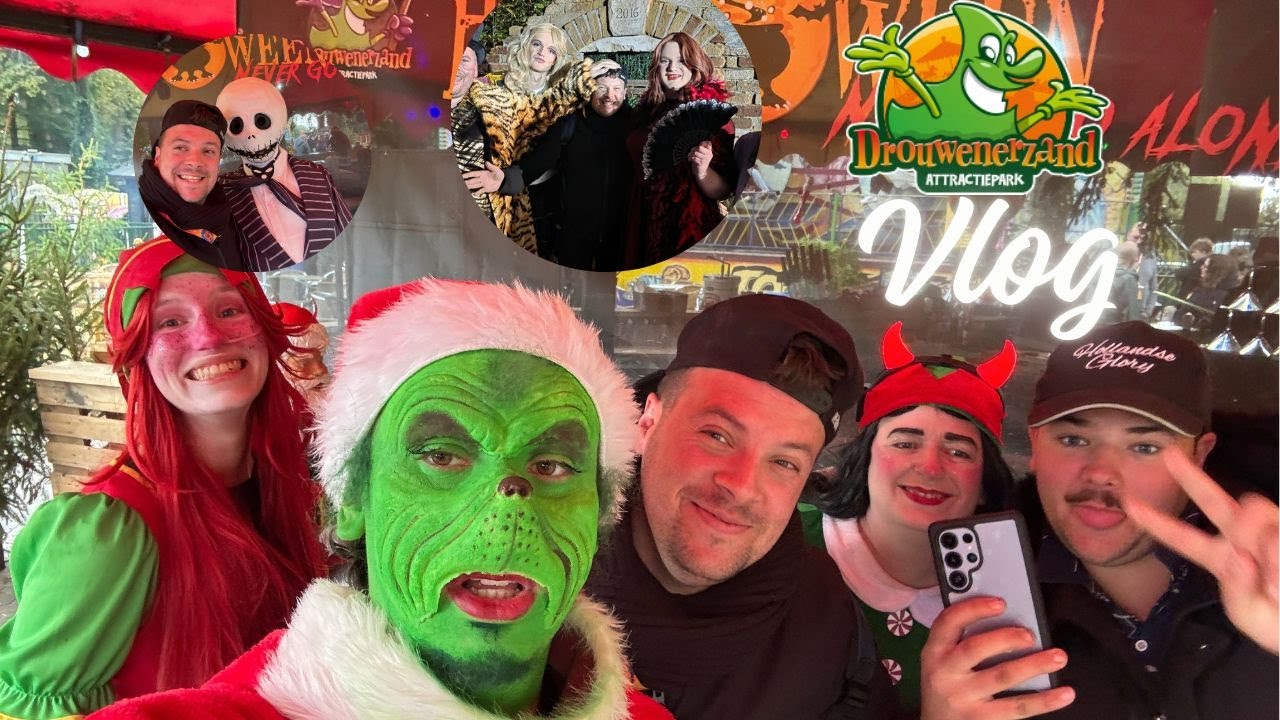 DROUWENERZAND HALLOWEEN VLOG  - WIJ WAREN VIP BIJ DROUWENERZAND HALLOWEEN !!!