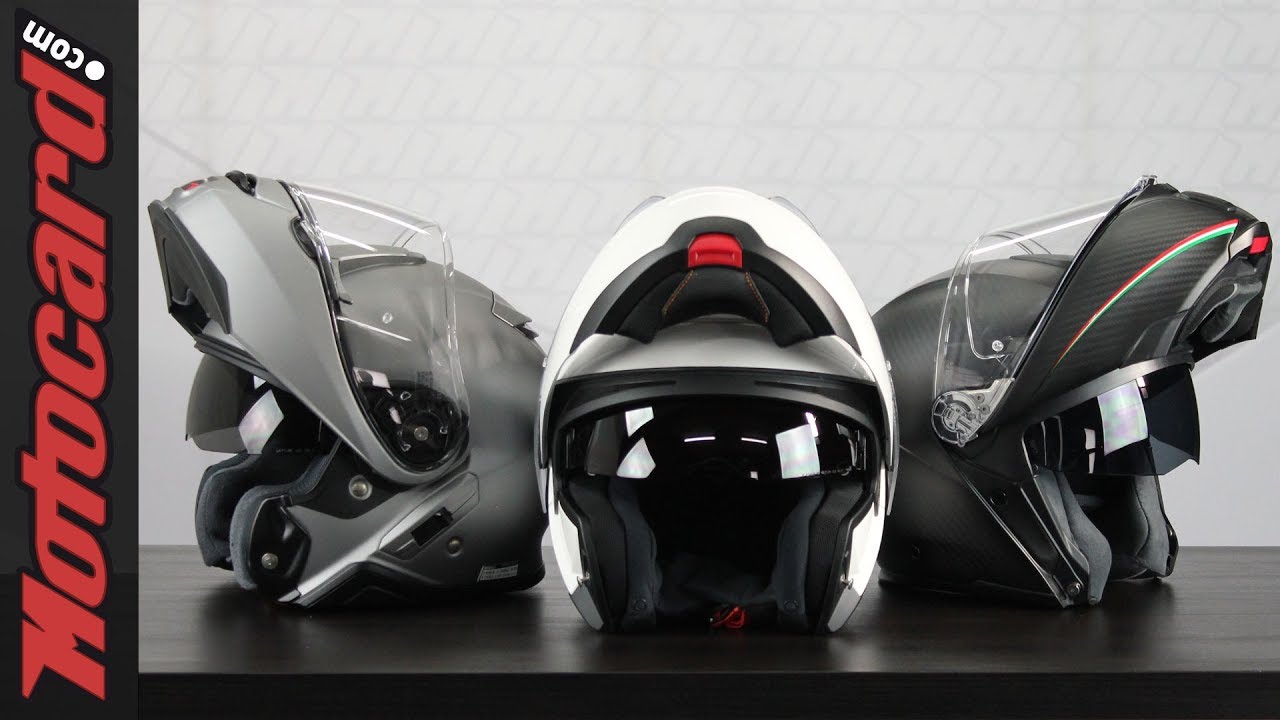 Comparativa cascos touring alta gama: Shoei Neotec 2, AGV Sportmodular y Schuberth C4