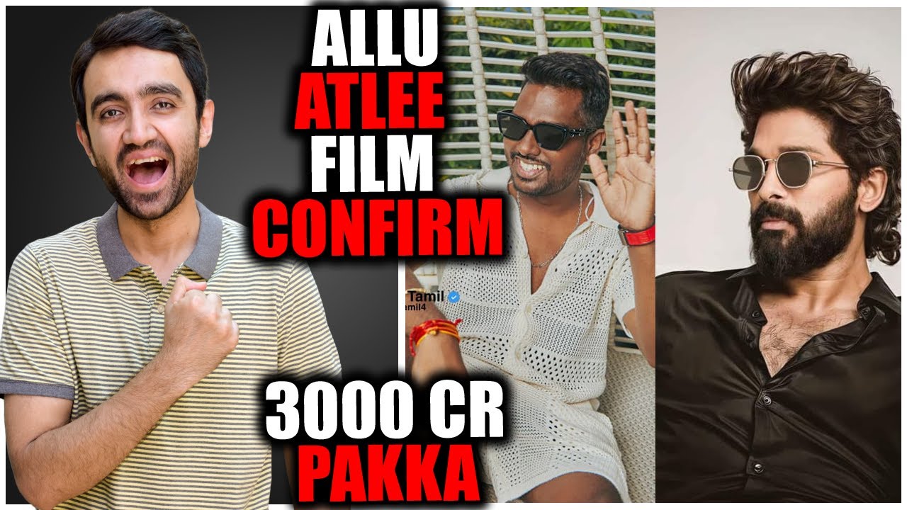 Allu Arjun Next Movie Confirm With Atlee | Atlee 6 Movie Announcement | Atlee 6 Update
