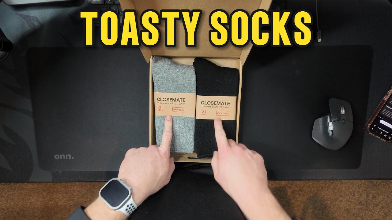 CLOSEMATE Mens Winter Thermal Socks