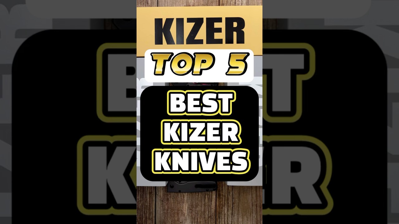 TOP 5 BEST KIZER KNIVES! #edcknife #edcgear #foldingknife #edc