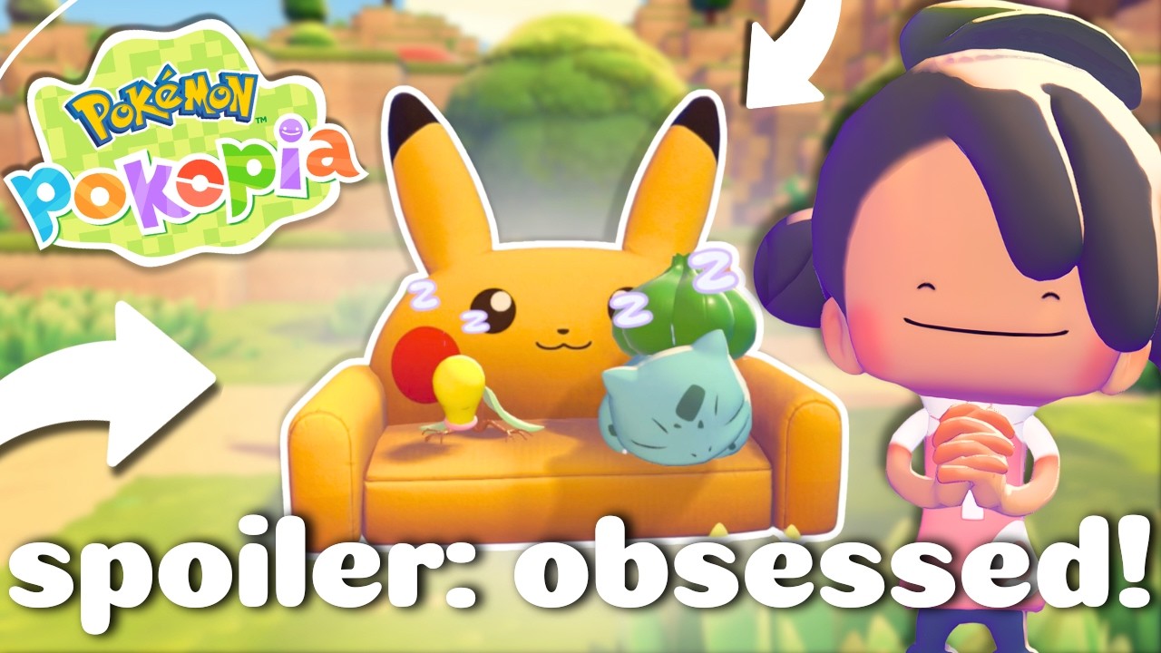 Spoiler: I literally canNOT STOP PLAYING!! Pokémon Newbie! | Pokopia