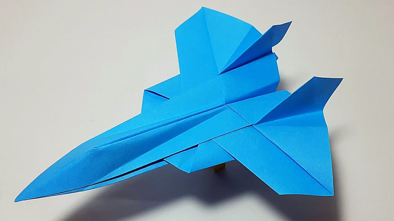 Origami Jet fighter Plane 2020 (TUTORIAL)