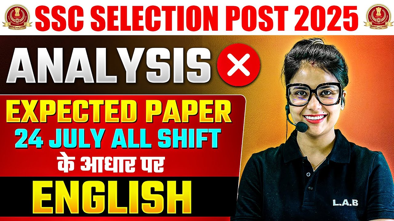 SSC Selection Post Exam Review 2025 | SSC Phase 13 English Most Expected Paper | By Barkha Mam