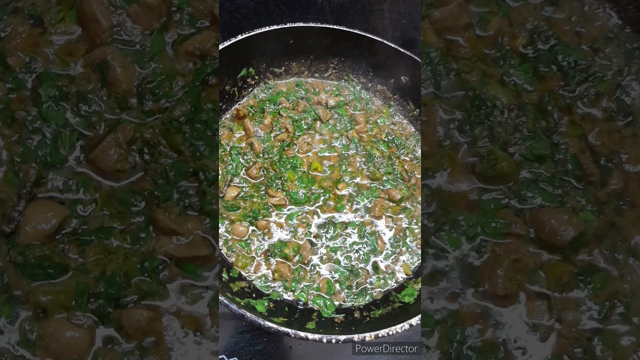 Spicy Gurda Bhaji fry | Ahmedabadi style Gurda Bhaji | गुर्दा भाजी 🥦 | #shorts | nonveg lovers