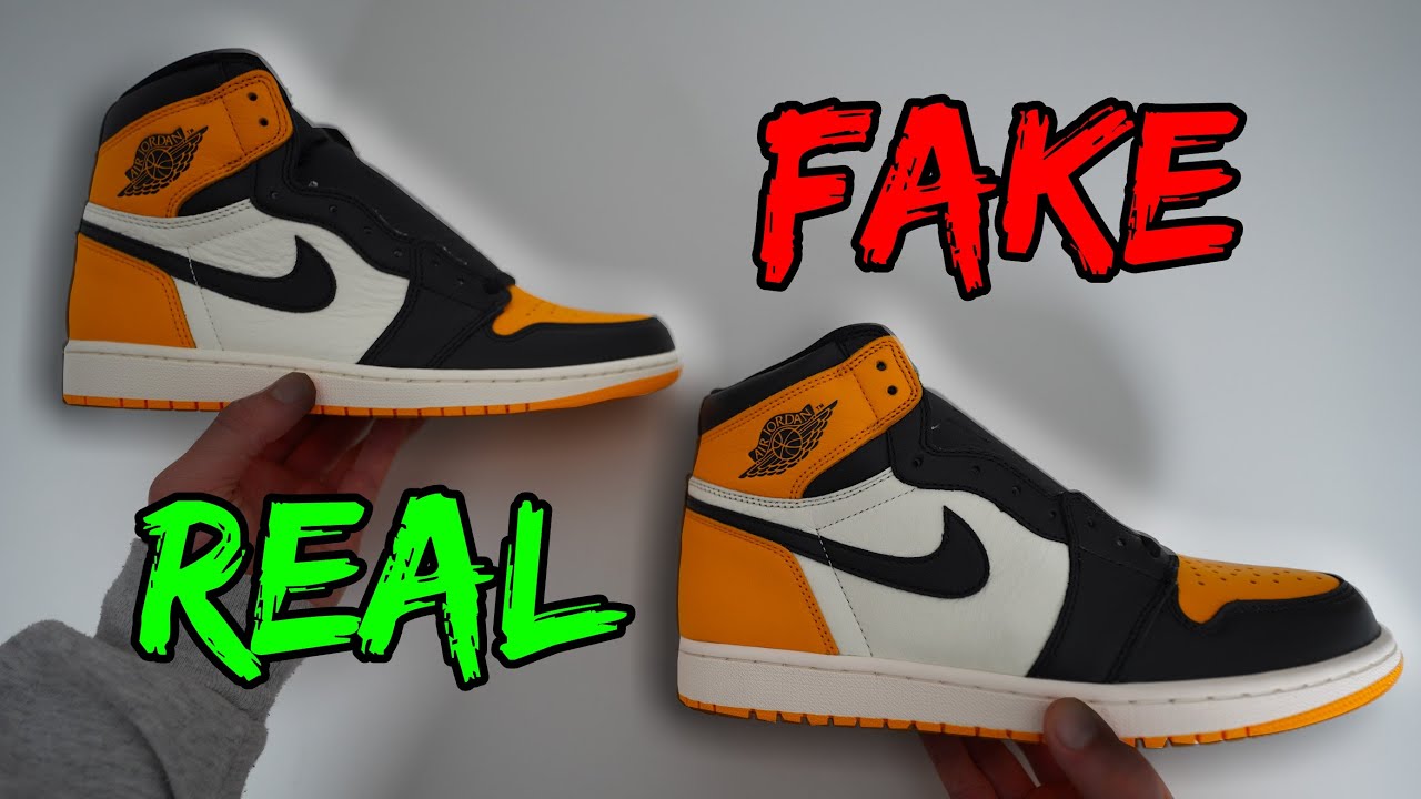 НАСТОЯЩИЕ ИЛИ ПОДДЕЛЬНЫЕ! СРАВНЕНИЕ КРОССОВОК NIKE AIR JORDAN 1 HIGH TAXI!