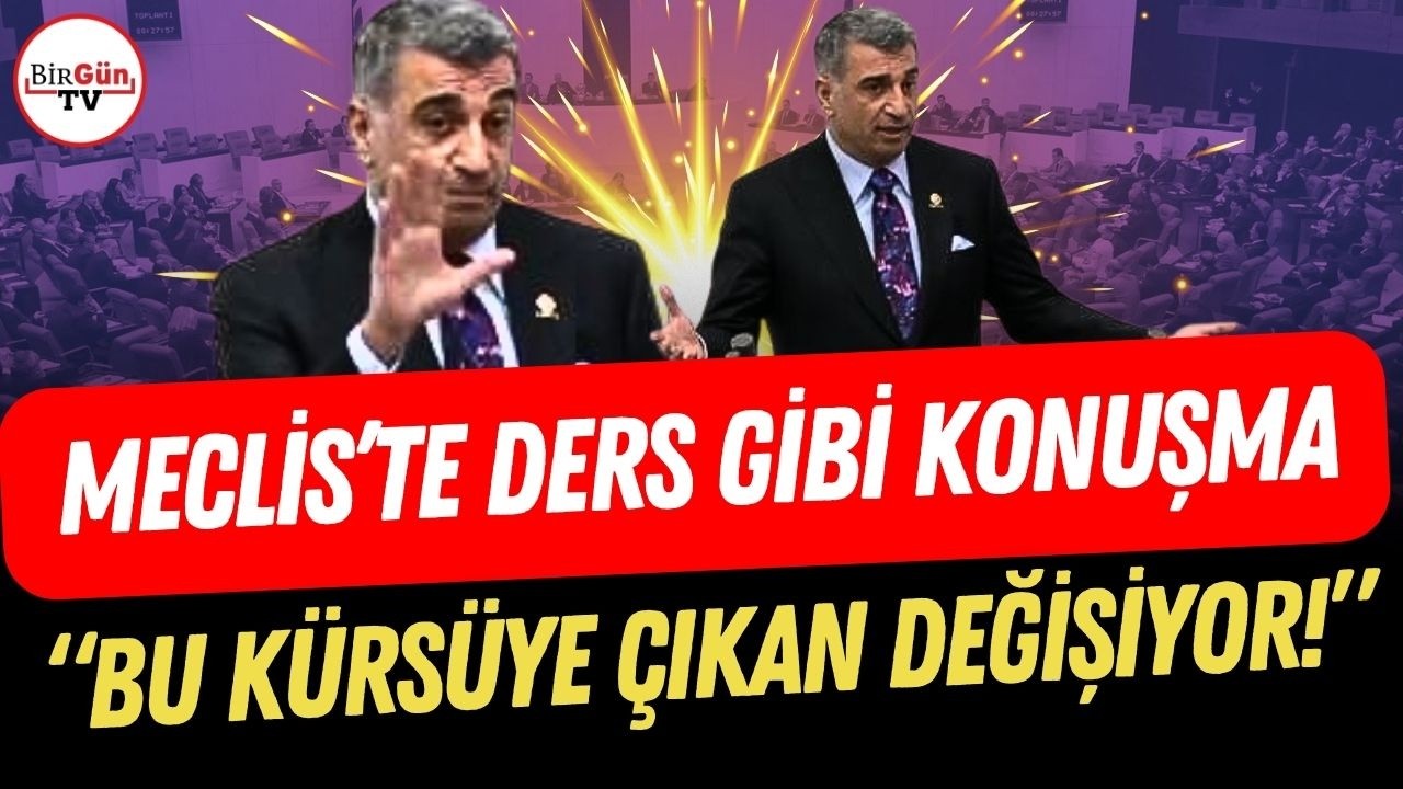 G&uuml;rsel Erol'dan Meclis'te ders gibi konuşma: 