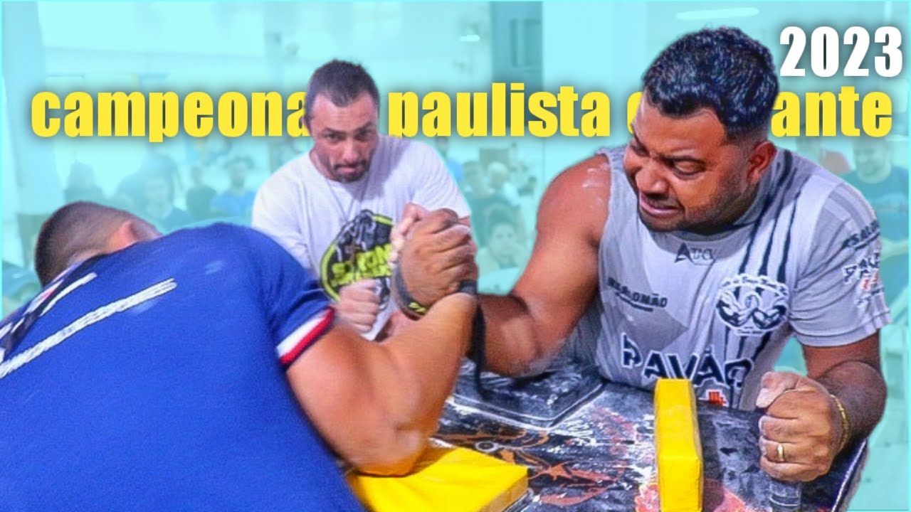 CAMPEONATO PAULISTA  ESTREANTE DE LUTA DE BRAÇO | 2023 ARM WRESTLING PAULISTA RUNNER CHAMPIONSHIP
