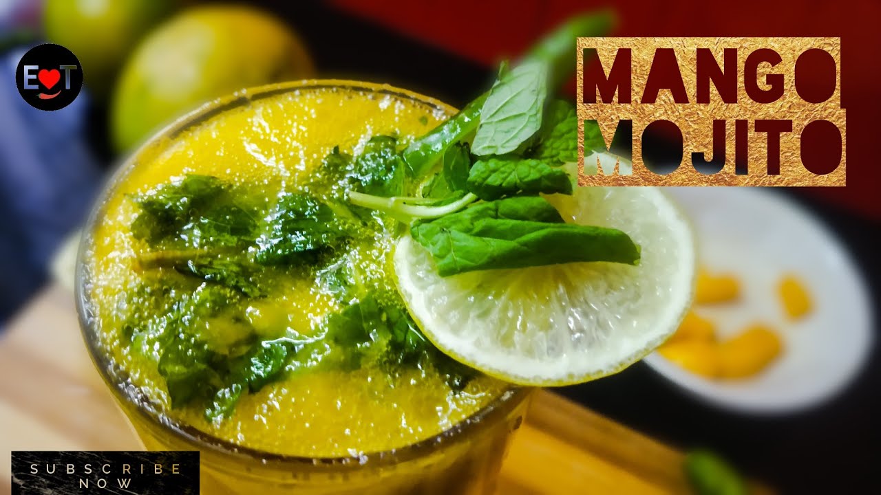 Mango Mojito | How to Make the Perfect Mojito Mocktail - Easy Summer Drink