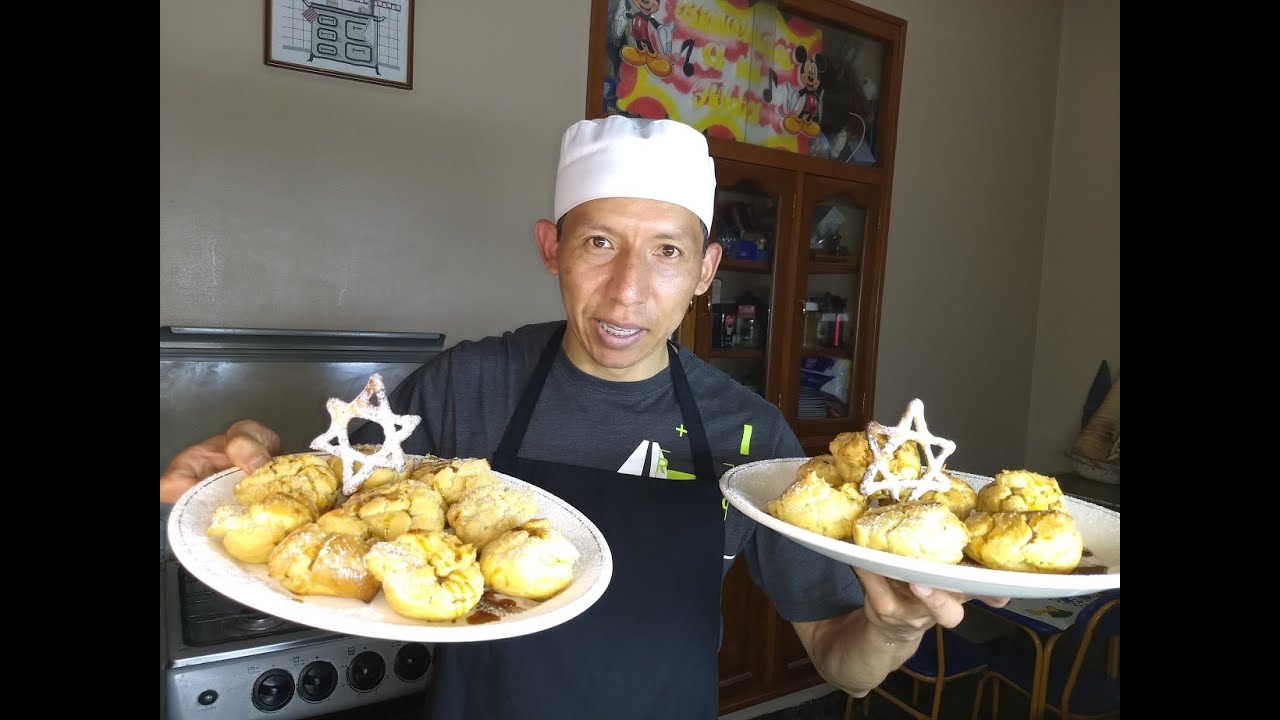 Como elaborar Buñuelos de harina de Maíz al horno Ecuador (Con el toque de Luis)