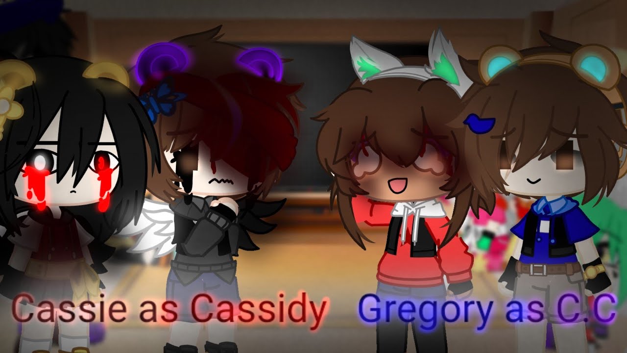 Security Breach reagindo a Cassie as Cassidy e Gregory as C.C
