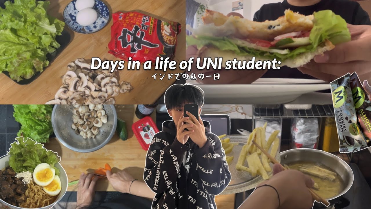 Days in a life of uni student | life in INDIA | aesthetic vlog 👾