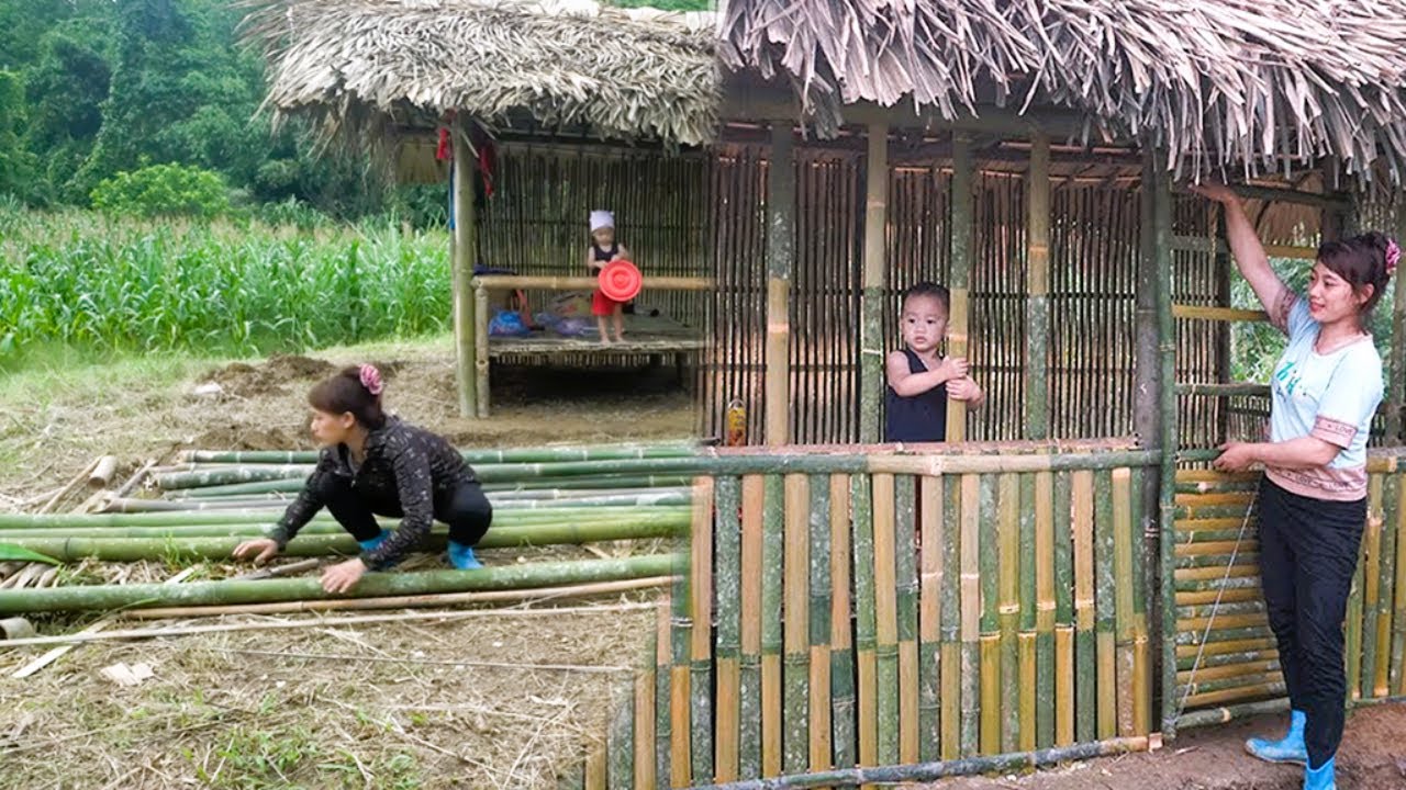 Busy Days Building a Bamboo House A Single Mother’s Journey