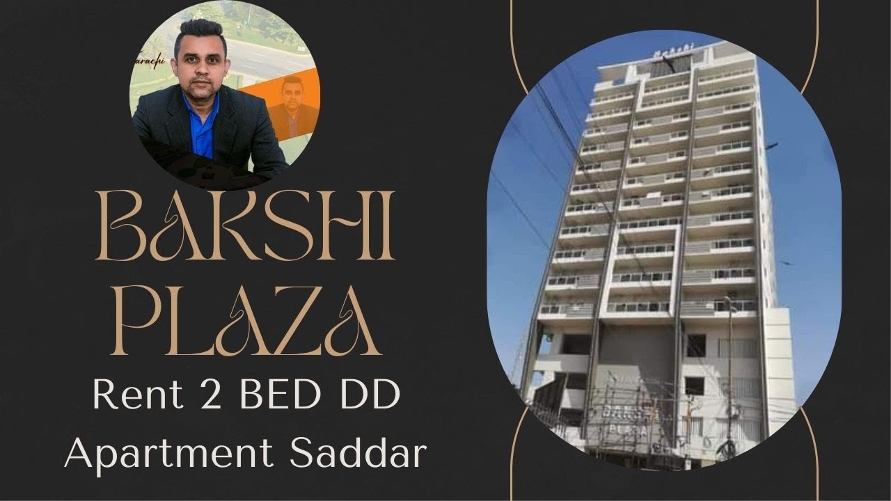 Bakshi Plaza Saddar| Karachi Flat For Rent 2-Bed DD