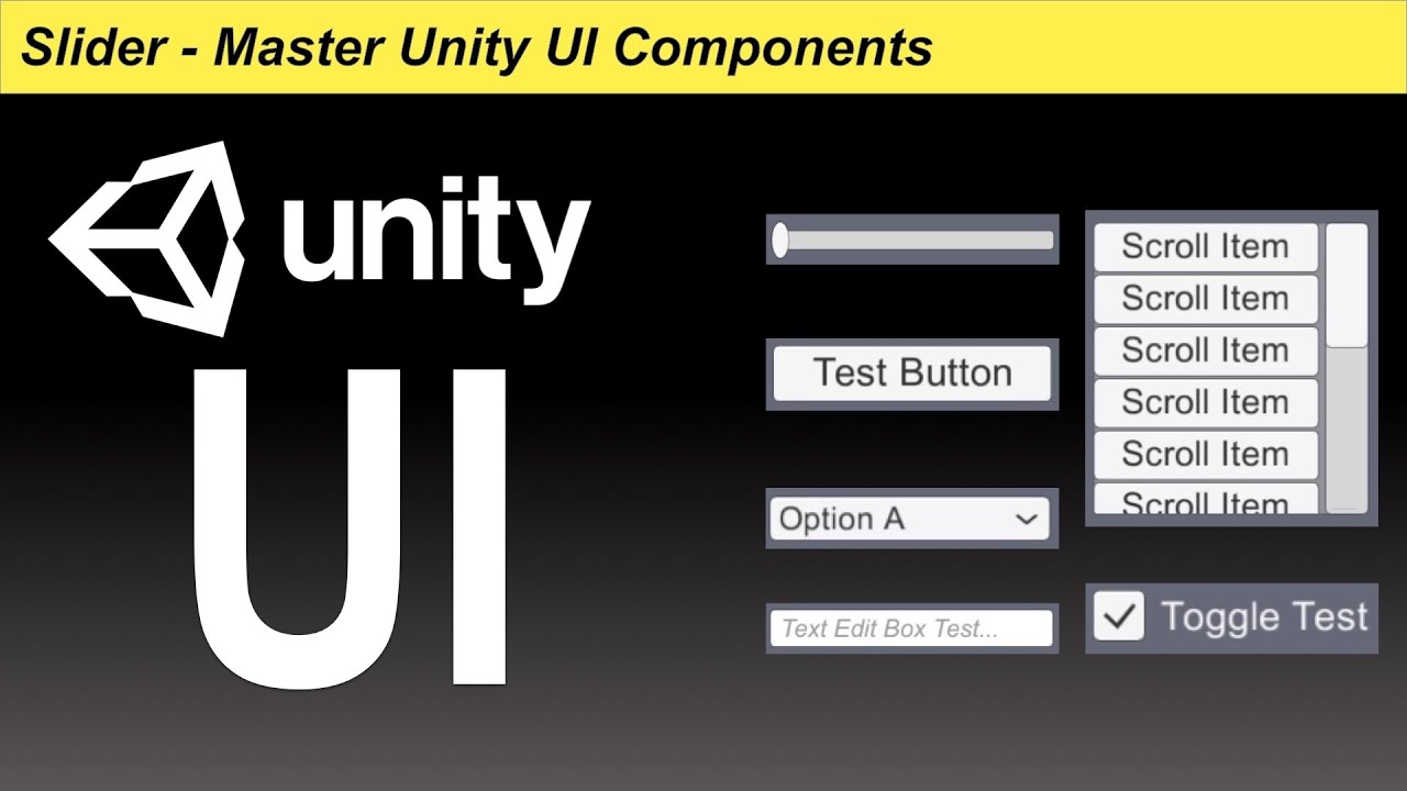 Slider - Master Unity UI Components Series (10/16)