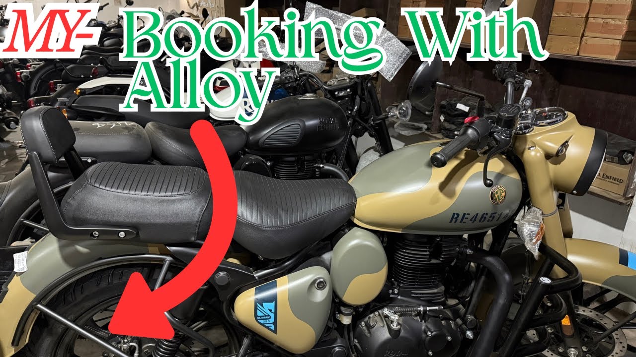 RE Classic 350 Commando Sand Make it Yours 👮MY -Booking With Alloy Wheels 🛞 