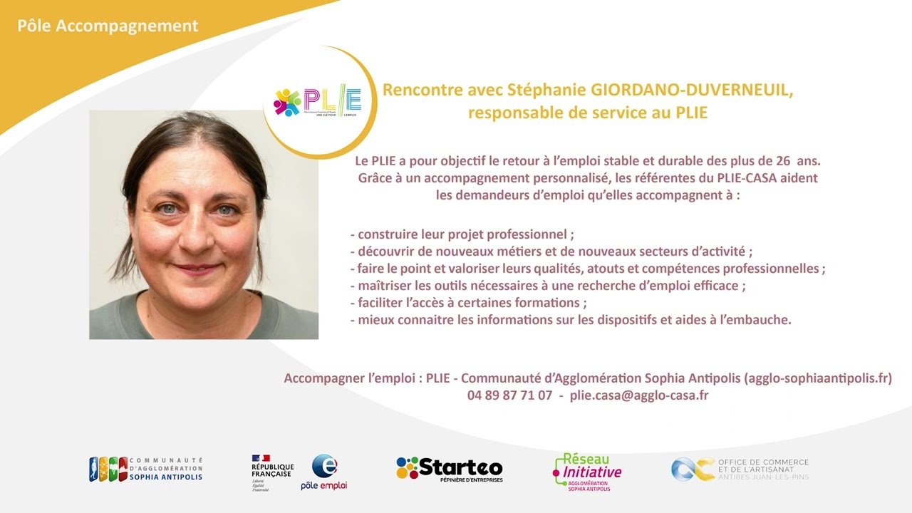 Le PLIE (Plan local pour l’insertion et l’emploi)
