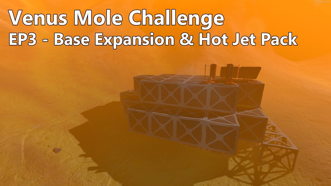 Stationeers: Venus Mole Challenge, EP3 — Расширение базы и реактивный ранец
