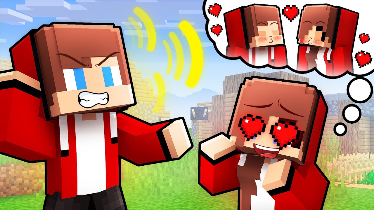 JJ Can Read MINDS JJ Sister - Maizen Minecraft Animations