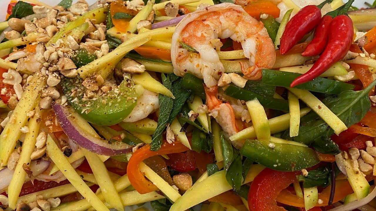 How to make MANGO SALAD (Cambodian Recipe)