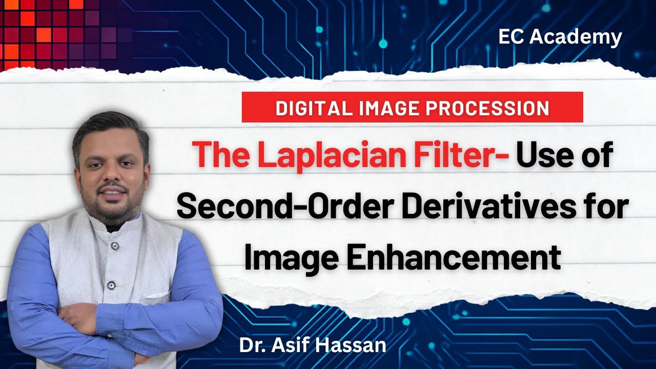 The Laplacian Filter in DIP | Sharpening using Second-Order Derivative